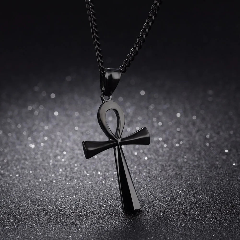 Symbolic and Spiritual™️ Egyptian Ankh Crucifix Pendant