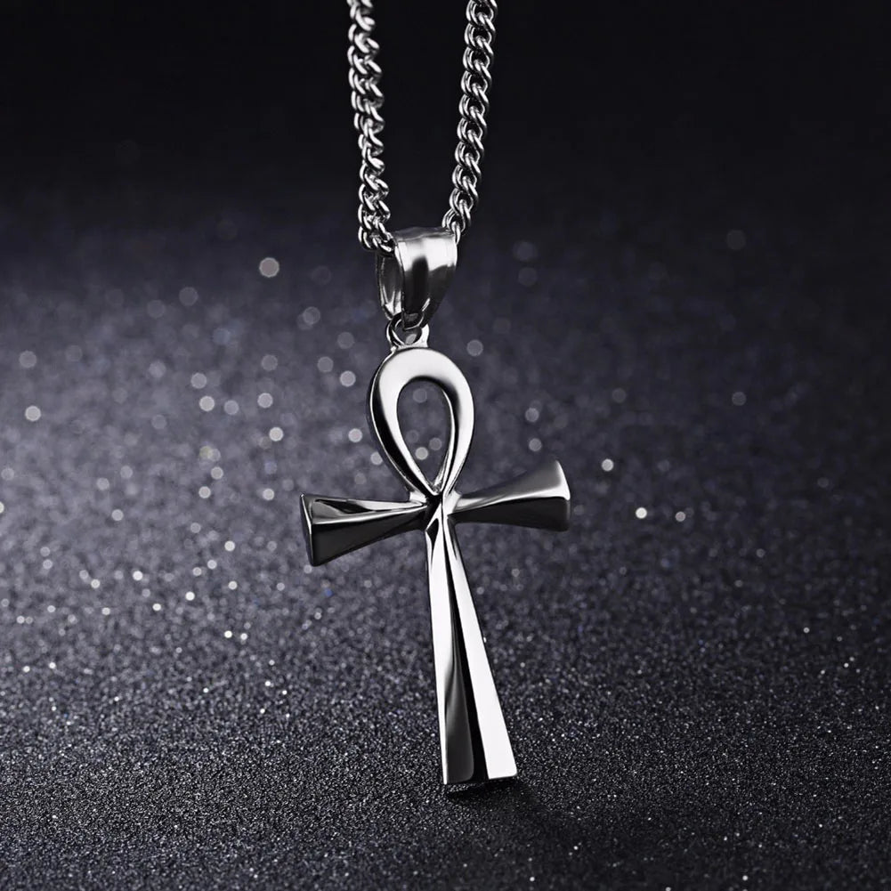 Symbolic and Spiritual™️ Egyptian Ankh Crucifix Pendant