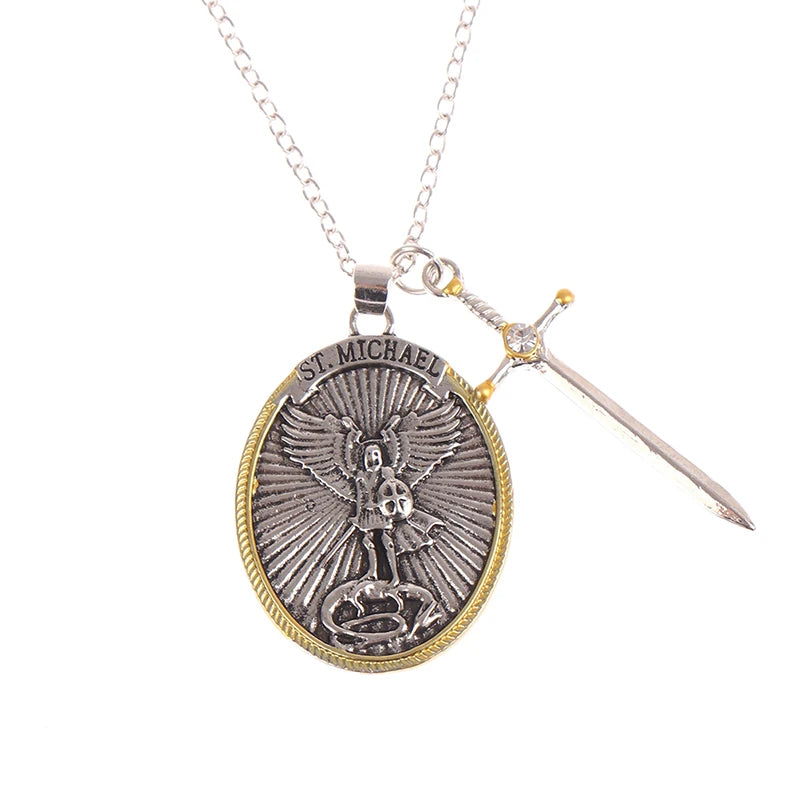 Symbolic and Spiritual™️ Saint Michael Pendant and Necklace