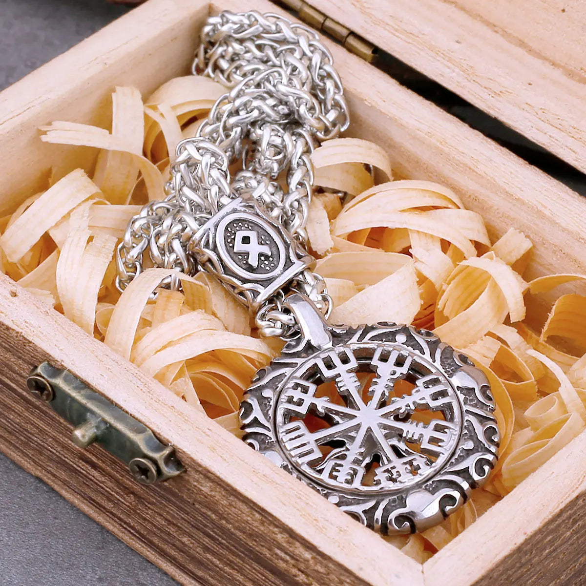 Symbolic and Spiritual™️ Original Viking Compass Necklace