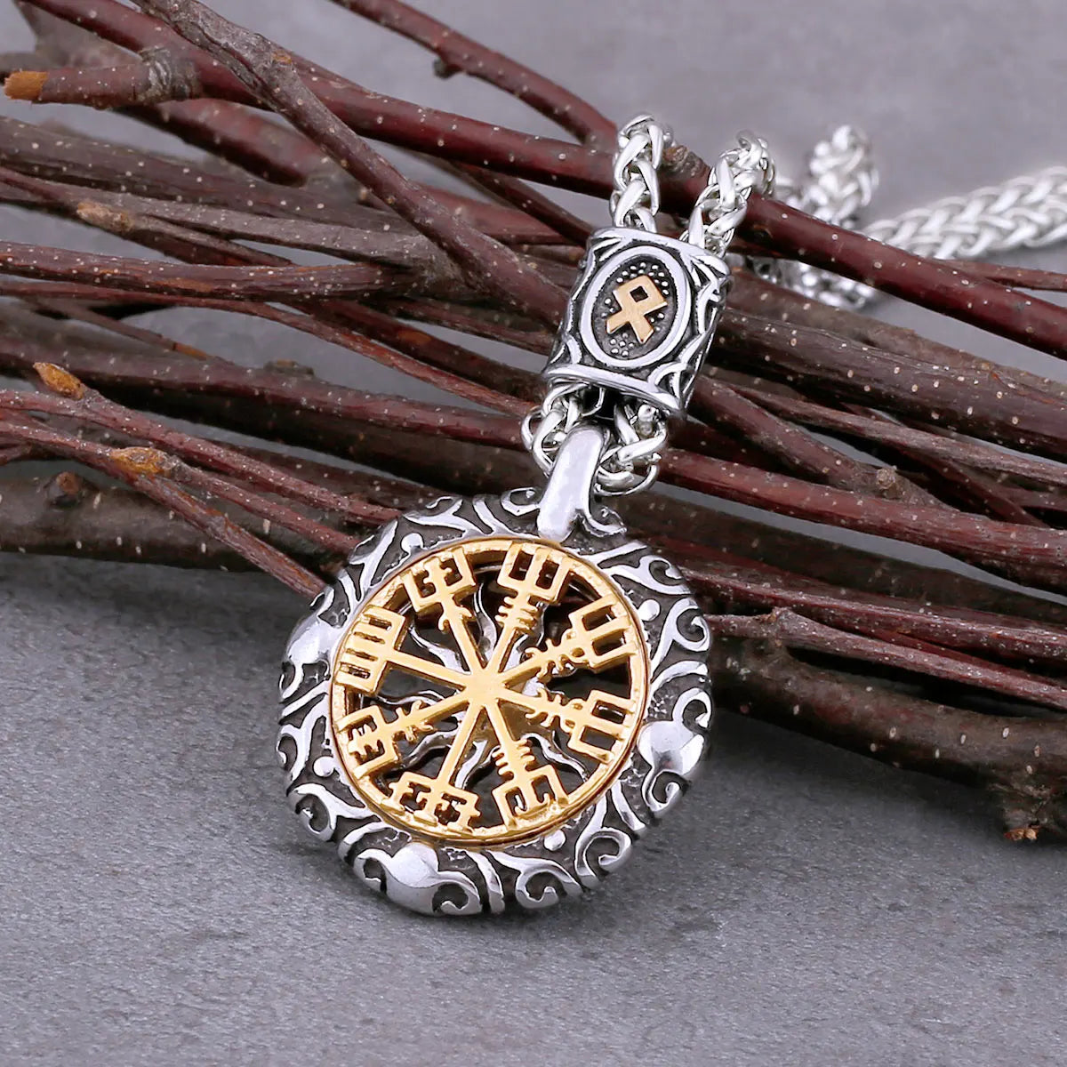 Symbolic and Spiritual™️ Original Viking Compass Necklace