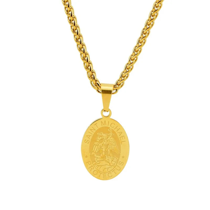 Symbolic and Spiritual™️ Saint Michael Pendant Necklace