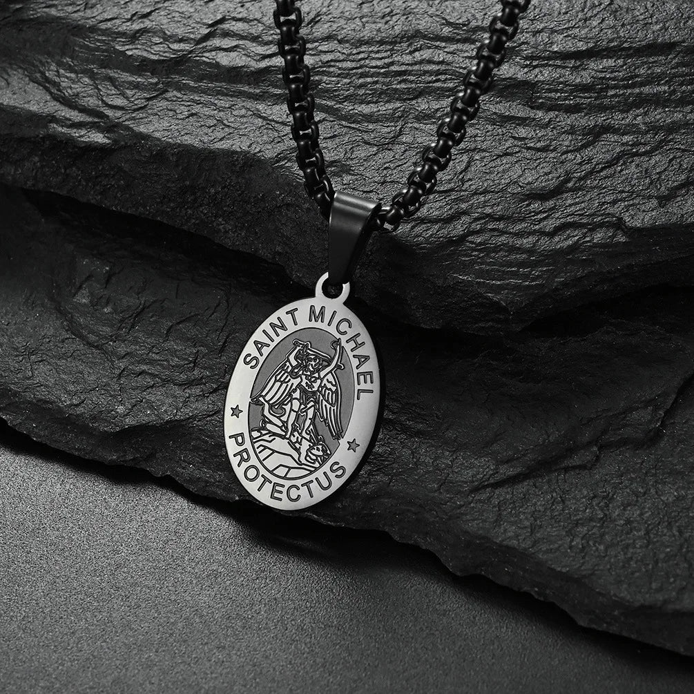 Symbolic and Spiritual™️ Saint Michael Pendant Necklace