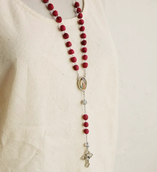 Red Rosary Beads