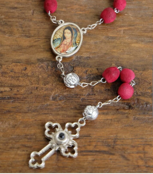 Red Rosary Beads