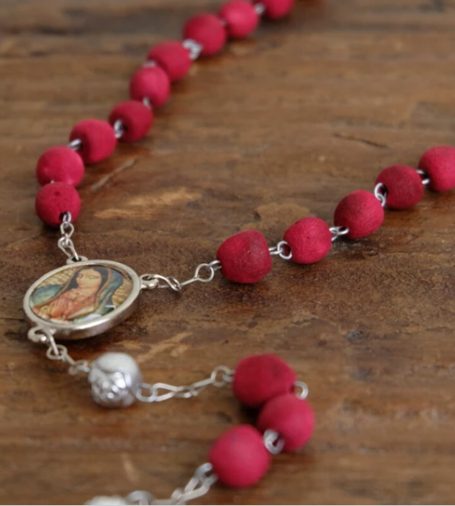 Red Rosary Beads