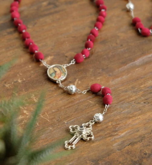 Red Rosary Beads